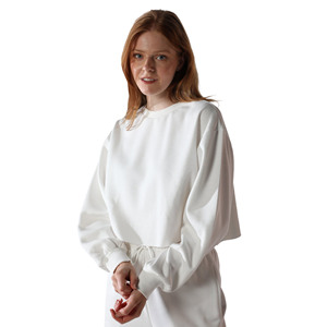 Sudadera con capucha de forro polar informal de manga larga para mujer OEM de marca personalizada-Impresión personalizable transpirable de secado rápido ecológica - Product Image 3