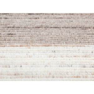 Alfombra Contour Ivory Tejida a Mano de Lana, Algodón Orgánico, Jacquard, Yute, Rayas, Rectangular para Pasillo, 9x12-Hwl-253 - Product Image 3