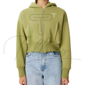 Sudadera Corta con Capucha para Mujer, Diseño Moderno, Logotipo Frontal, Ligera, Primavera 2026, Precio Económico - Product Image 4