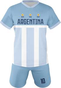 ชุดเสื้อฟุตบอลสำหรับเด็กผู้ชายและเด็กผู้หญิงชุดเสื้อฟุตบอลชุดฟุตบอล #7/#10ของขวัญที่สมบูรณ์แบบสำหรับแฟนฟุตบอล - Product Image 3