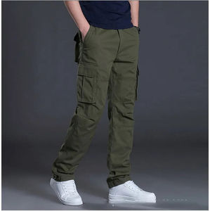 Pantalon cargo décontracté pour homme, multi-poches, grande taille, léger, respirant, séchage rapide, printemps - Product Image 5