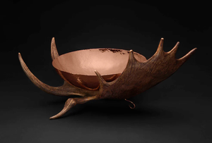 Vente en gros 2024 bol en métal support en bois de cerf décor de table de mariage fruits dessert fruits secs bols de service maison cuisine table à manger - Product Image 4