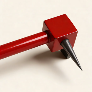 Ouvre-bouteille Halligan de 6 pouces avec fonction de pique-cigare, logo gravé sur mesure, ouvre-bouteille en métal - Product Image 1