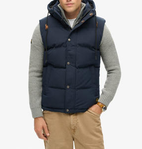 เสื้อกั๊กผู้ชายน้ำหนักเบา แบบไม่มีแขน บุผ้าแบบควิลท์ อุ่นสบายสำหรับฤดูหนาว เหมาะสำหรับกิจกรรมกลางแจ้ง ลำลอง ทำงาน กันลม ให้ความอบอุ่นตัว ทันสมัย ผลิตจากผ้าฝ้าย - Product Image 6