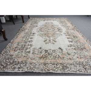 Grand tapis turc de 5,3 x 9 pieds, tapis persan vintage brun - Product Image 3