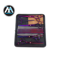Ensemble de toilettage pour animaux de compagnie professionnel toiletteur pour animaux de compagnie ensemble de ciseaux de toilettage ciseaux de coupe de coiffeur pour le toilettage des chiens
