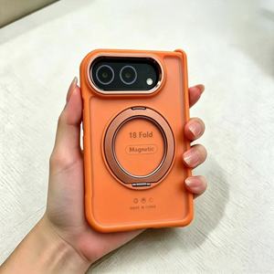 Étui de téléphone magnétique en caoutchouc avec béquille 360° pour <span class=keywords><strong>iPhone</strong></span> Duo - Product Image 4