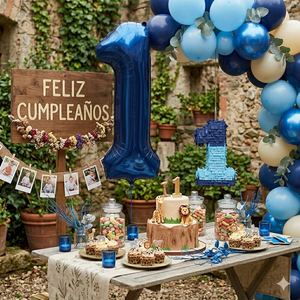 Globo de Helio Azul Oscuro de 1M Modelo 50216 para Fiestas, Amor para el Día de la Madre, Graduación, Año Nuevo Chino, Halloween y Otros Eventos - Product Image 5