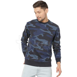 Sweat-shirt élégant pour hommes avec col rond classique et touche moderne idéal pour le bureau Style décontracté Sweat-shirt pour hommes modernes - Product Image 1