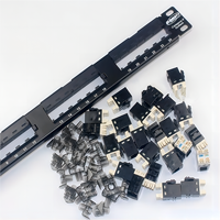 Panel Patch RJ45 Cat6 Gigabit 24-Port Panel Patch Jaringan 8-1933796-2 dengan Modul