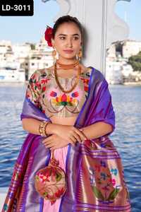 Style moderne tissage lourd Zari travail avec dentelle Lehenga Choli mariage indien et Festival porter des collections de vêtements traditionnels - Product Image 6