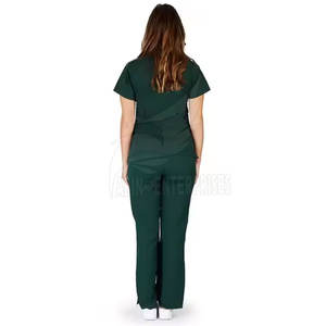 Exfoliante de Enfermería de poliéster y algodón de alta calidad de nuevo estilo al por mayor con cordón de secado rápido para uso hospitalario - Product Image 2