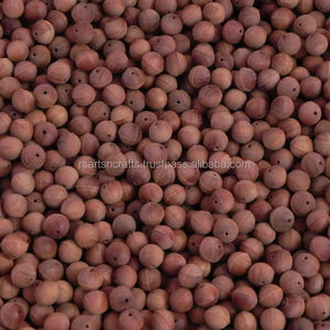 Perles rondes en bois de santal tendance pour la fabrication de bracelets - Product Image 3