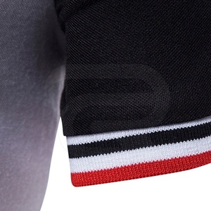 Camiseta de Golf de Cuello Alto para Hombre, de Poliéster/Algodón, Sólida, Personalizada con Bordado, de Secado Rápido, Transpirable, Duradera, Servicio OEM - Product Image 4