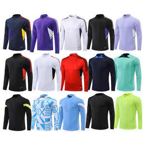 Conjuntos de chaqueta de fútbol de color degradado-Equipo de entrenamiento de ropa de fútbol elegante para equipos con MOQ bajo - Product Image 4