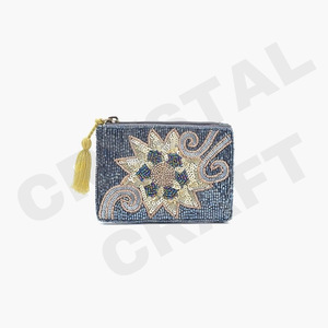 Hermoso regalo de mamá-Annabella, diseño de corazones para niñas personalizado, monedero con cuentas de semillas, BILLETERA, accesorio de moda - Product Image 3