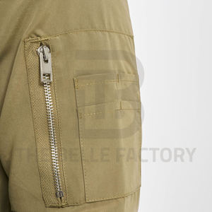 Recién llegado, superventas, chaqueta de bombardero de invierno con cuello levantado personalizada para hombres, chaquetas para hombres con servicio OEM - Product Image 5