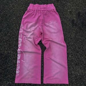 Pantalones Deportivos Personalizados de Invierno, Gruesos, 100% Algodón, Estilo Urbano, Impresión DTG, Pantalones Deportivos Holgados de Pierna Ancha, Estilo Vintage Desteñido al Sol para Hombre - Product Image 5