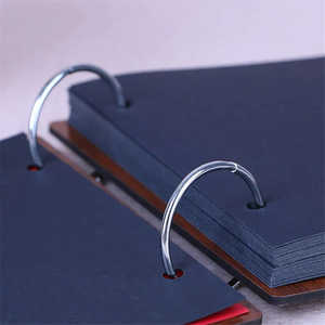 Album photo DIY de haute qualité avec couverture en bois, options en tissu de lin, cuir PVC, papier PP pour mariages, impression personnalisée du logo - Product Image 5