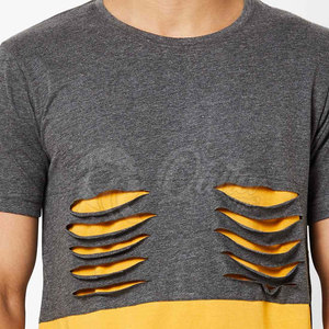 เสื้อยืดผ้าฝ้าย100% สำหรับผู้ชายดีไซน์ใหม่ออกแบบโลโก้ได้ตามต้องการ - Product Image 5