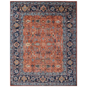 High Quality Hand Knotted Rugs made of Pure Wool Handspun Wool Premium Hand Knotted Wool Carpets Ushak Design