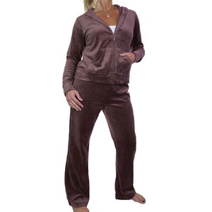 Conjunto Deportivo de Invierno para Tallas Grandes, Sudadera con Capucha Grande y Pantalones con Cierre, Personalizable con Logotipo, Terciopelo, Unisex, Modelo VTS-73 - Product Image 1