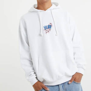 Sweat-shirts pour hommes 100% coton mélangé, épais et lourds, en molleton français, sweat-shirt à capuche personnalisé, surdimensionné pour l'hiver - Product Image 1