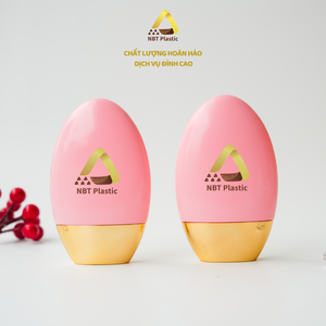 Nuevo MODELO DE FÁBRICA DE Vietnam 50ml HDPE plástico huevo o píldora en forma de botella de protección solar de alta calidad con precio de tapón de rosca - Product Image 4