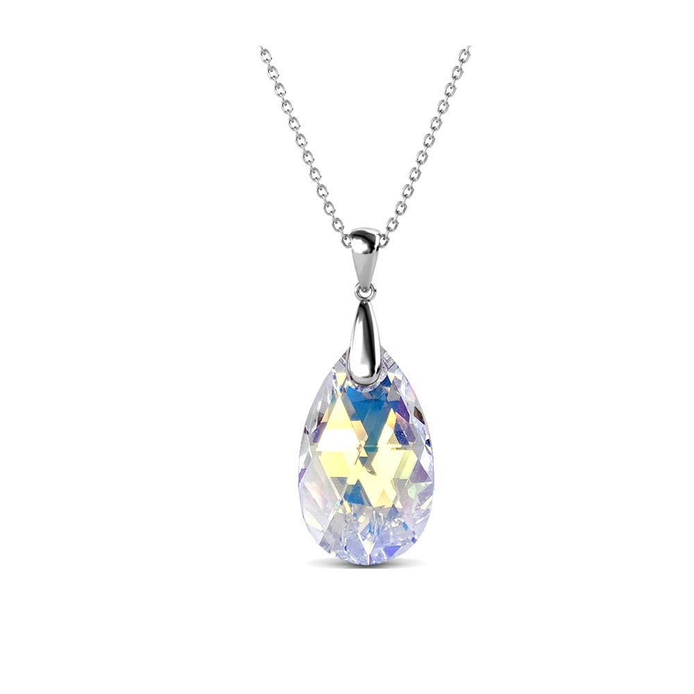 Amazon Swarovski Crystal Teardrop Necklace Swarovski Crystal Chain