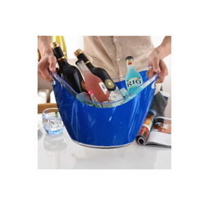 Cubeta de hielo de plástico acrílico impresa a medida, perfecta para fiestas, enfriamiento de vino, almacenamiento de cerveza y catering para banquetes. - Product Image 5