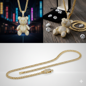 สร้อยคอคิวบาลิงค์ชุบเงินหรูหรา ประดับเพชรโมอิสซาไนต์ VVS แบบหนีบ สำหรับผู้ชาย สไตล์ฮิปฮอป - Product Image 4