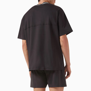 Boxy เสื้อยืดตาข่าย180กรัมไหล่ตกระบายอากาศน้ำหนักเบาแห้งเร็วออกแบบโลโก้ได้ตามต้องการ - Product Image 4