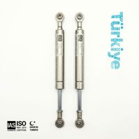 Vérin à gaz en acier inoxydable 316L de 552 mm (21,732 po) 100-2500 N, fabriqué en Turquie, certifié CE ISO9001 - Support de levage pour CNC, toit de camping-car, trappe marine et cabine de camion