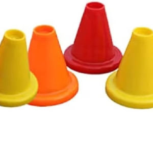 Conos de entrenamiento de agilidad de bateo de críquet multicolor de goma duradera de calidad superior para mayoristas de India - Product Image 1