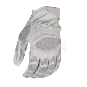 Venta Directa de Fábrica, Guantes de Fútbol Americano de Cuero con Dedos Completos, Color y Logotipo Personalizados, Servicio OEM para Entrenamiento de Seguridad, Premium - Product Image 3
