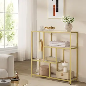 Étagère à épices multifonctionnelle pliable à un niveau en fer moderne, à poser au sol, pour les essentiels de la maison Zahid - Product Image 1