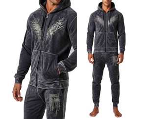 Chándal Deportivo para Hombre, Ligero, de Primera Calidad, Hecho a Medida, Unisex, Transpirable, con Pedrería, con los Mejores Materiales - Product Image 3