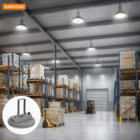 Lámpara LED High Bay UFO para Almacenes, PF0.95, 7 Años de Garantía, 200 lm por W, Liteon 5050 LED, Lente de PC, Aluminio Fundido a Presión, IP66, IK08