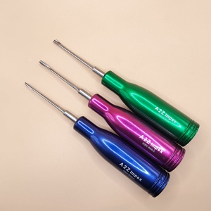 Élévateur dentaire de luxation en acier inoxydable péristomes incurvés faciles à manipuler pour la chirurgie parodontale et l'extraction de racines - Product Image 5