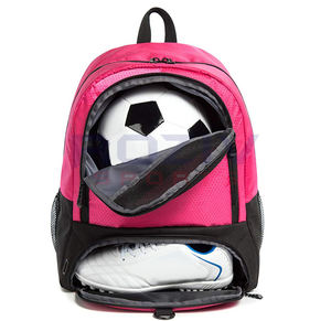 Sac à dos de sport unisexe en polyester léger de haute qualité avec logo personnalisé, sangle d'épaule arquée, fermeture éclair à loquet - Product Image 5