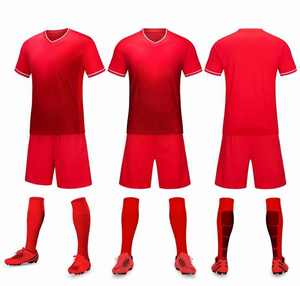 Custom Sublimation 100% <b>Polyester</b> Soccer Uniform Set with Stretch Quick Dry Breathable Short Sleeve Jersey Shirt Training - Product Image 3