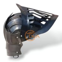 Casque noir médiéval Alva Knight Dark Souls, style moderne, armure en fer découpée pour cosplay