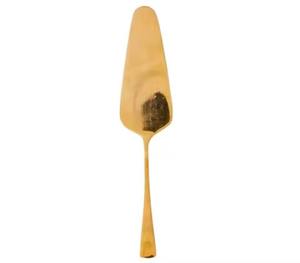 Coupeur de gâteau au look classique couteau à gâteau de mariage et ensemble de serveur spatule à crêpes en acier avec bord dentelé outil de cuisson de cuisine fini - Product Image 3