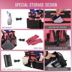 Organizador de Cocina con Asa y Correas para Hombro, Bolsa de Poliéster de Gran Capacidad con 4 Divisores Plegables, ¡Oferta! - Product Image 3