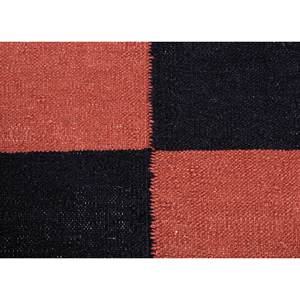 Alfombras de Lana Tejidas Planas Rojas y Naranjas con Diseño Geométrico Estilo Boho para Decoración de Sala de Estar ADWL-13060 Alfombra de Yute - Product Image 3