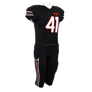 Uniforme de football américain de haute qualité à séchage rapide pour hommes, vêtements de sport confortables, personnalisable par sublimation du nom de l'équipe - Product Image 5