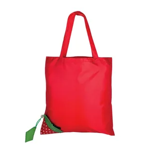 Borsa Pieghevole Promozionale Personalizzata a Forma di Fragola - Product Image 4