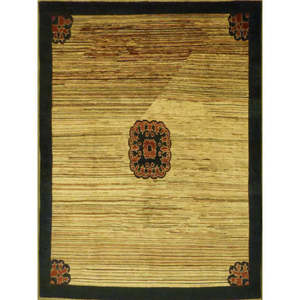 พรมปั๊กซาวาร์และโคตันทอมือถักแบบพิเศษ ขนาด 9'8 x 6'8 รุ่น Pes_Kho_180 - Product Image 1