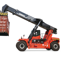 Chariot élévateur frontal YCMG neuf de 45 tonnes à moteur diesel 4x4 avec transpalette à fourche, déplaceur latéral hydraulique et pneus pleins pour terrains accidentés