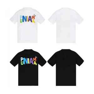 T-shirt imprimé numérique haut de gamme, vêtements de rue, fabriqué en coton polyester, t-shirt imprimé en relief - Product Image 4